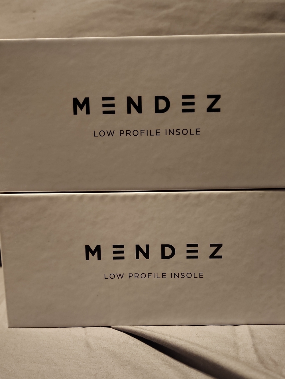 Mendez Low Pro Insole - Black ×2